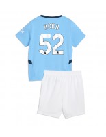 Manchester City Oscar Bobb #52 Kotipaita Lasten 2024-25 Lyhythihainen (+ shortsit)